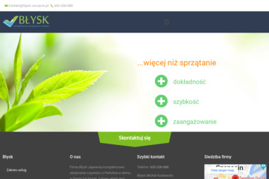 Błysk - Mycie okien Szczecin