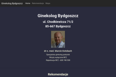 .Gabinet ginekologiczno - dr n. med.Kotzbach Marcin - Badania Ginekologiczne Bydgoszcz