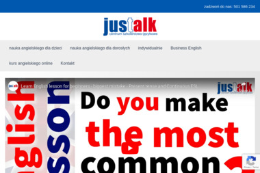 Justalk - Język Angielski dla Dzieci Myślenice