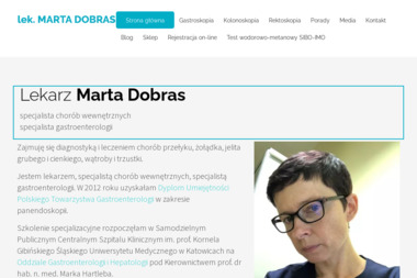 Lek. Marta Dobras Gastroenterolog - Ginekolog Zduńska Wola