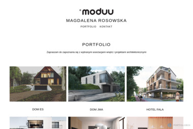 Moduu Magdalena Rosowska - Doskonałe Projekty Domów Sopot