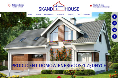 Skand House - energooszczędne domy szkieletowe - Rewelacyjne Domy z Drewna Mikołów