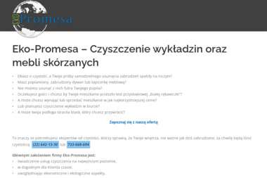 Eko-Promesa - Pranie Wykładzin Warszawa