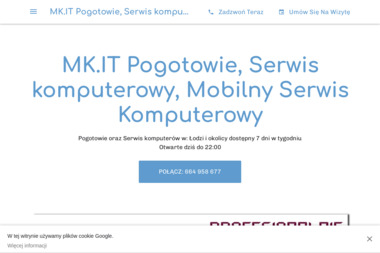 MK.IT Pogotowie, Serwis Komputerowy - Obsługa Informatyczna Ł&oacute;dź