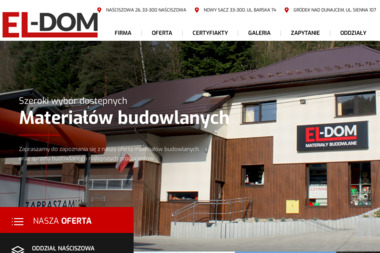 El-Dom - Hurtownia Budowlana Nowy Sącz