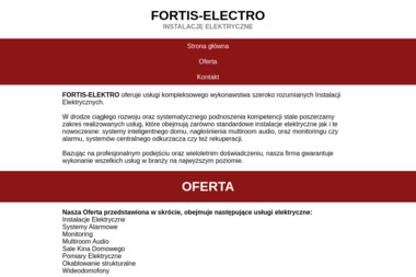 FORTIS - Porządne Projekty Instalacji Elektrycznych Konin