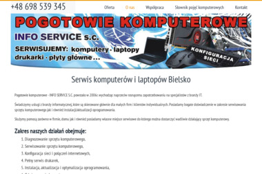 Info Service - Usługi Komputerowe Bielsko-Biała