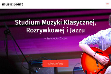 “Music Point” Studium Muzyki Klasycznej, Rozrywkowej i Jazzu - Lakcje Gitary Jastrzębie-Zdrój