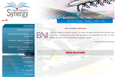 Agencja Wydawnicza SYNERGY - Skład Tekstu Warszawa