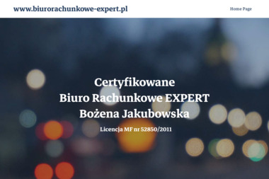 Biuro Rachunkowe EXPERT Bożena Jakubowska - Rachunkowość Grójec