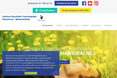 Centrum Psychiatrii i Psychoterapii Poznawczo-Behawioralnej - Terapia Uzależnień Lublin