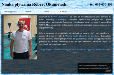 Nauka pływania Robert Okuniewski - Nauka Pływania Konin
