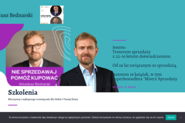Arkadiusz Bednarski - Skuteczne Szkolenia Sprzedażowe - Szkolenia Dla Sprzedawc&oacute;w Warszawa