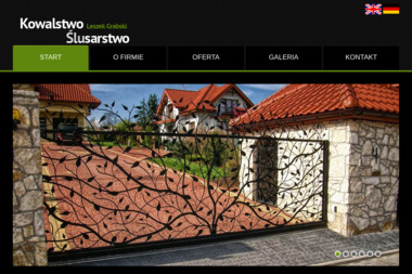 KOWALSTWO - ŚLUSARSTWO Leszek Grabski - Przęsła Ogrodzeniowe Kute Kraków