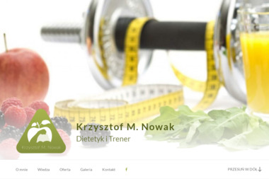 Dietetyk i Trener - Krzysztof M. Nowak - Trener Personalny Poznań