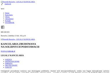 LEGAL.F KANCELARIA Paulina Fiejdasz Radca Prawny - Adwokat Rzeszów