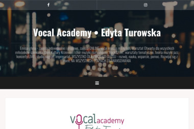 Vocal Academy - Studio Szczecin