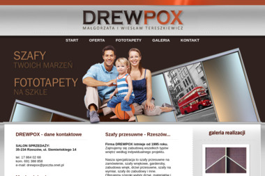 FPUH "DREWPOX" - Szafy na wymiar Tyczyn