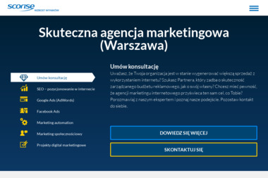 Scorise Agency Sp. z o.o. - Porady Marketingowe Warszawa