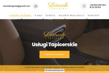 Tapicer Leśniak - Usługi Tapicerskie Przyszowa