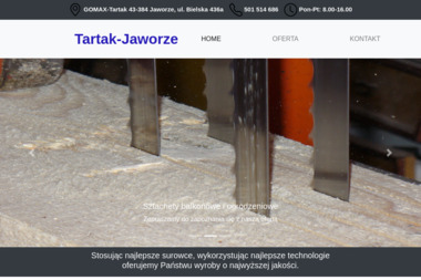Przedsiębiorstwo Prywatne "GOMAX" - Tartak Jaworze