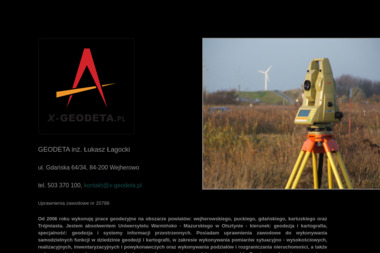 GEODETA inż. Łukasz Łagocki - Geodezja Wejherowo
