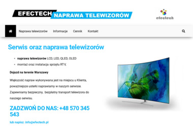 Efectech - Naprawy Tv Warszawa