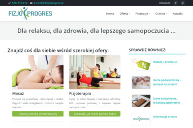 Fizjoprogres - Fizjoterapeuta Katowice