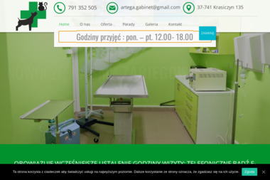 Gabinet Weterynaryjny ARTEGA - Leczenie Zwierząt Krasiczyn