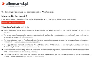 Gold Catering - Catering Dla Firm Warszawa