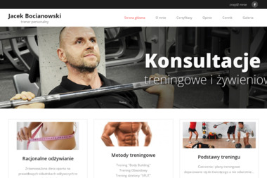 Jacek Bocianowski - trener personalny - Trener personalny Zielona Góra