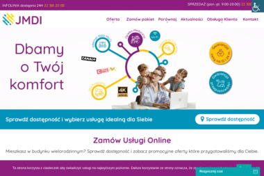 JMDI - Dostawcy internetu, usługi telekomunikacyjne Warszawa