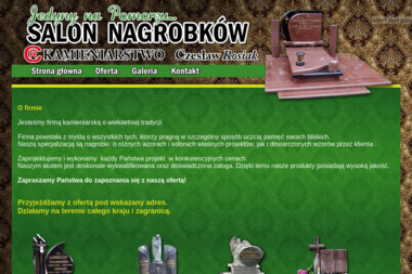 Kamieniarstwo Czesław Rosiak - Nagrobki Szczecin