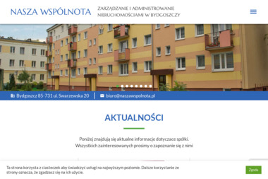 NASZA WSPÓLNOTA - Administracja domów Bydgoszcz