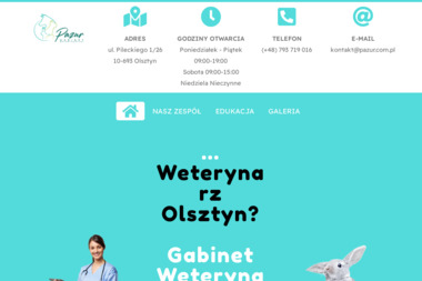 Pazur - Gabinet Weterynaryjny - Leczenie Zwierząt Olsztyn