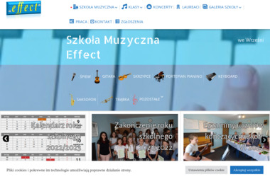 Szkoła Muzyczna Effect - Nauka gry na instrumentach Września