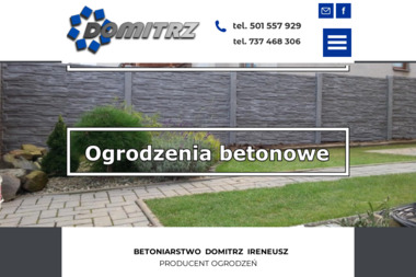Betoniarstwo Domitrz Ireneusz - Sprzedaż Ogrodzeń Betonowych Kokoszczyn