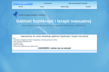 Fizjoterapia Adam Ledwoń - Terapia Manualna Katowice
