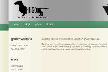 Hugo - Gabinet Weterynaryjny - Weterynarz Poznań