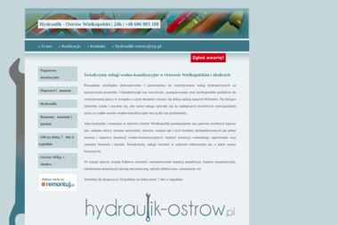 Hydraulik - Ostrów - Instalacje sanitarne Ostrów Wielkopolski