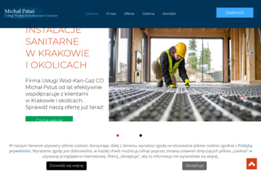 Pstuś Michał Usługi Wod-Kan-Gaz i CO - Monter Instalacji Sanitarnych Krak&oacute;w