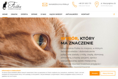 Fiolka - Przychodnia Weterynaryjna - Leczenie Zwierząt Warszawa