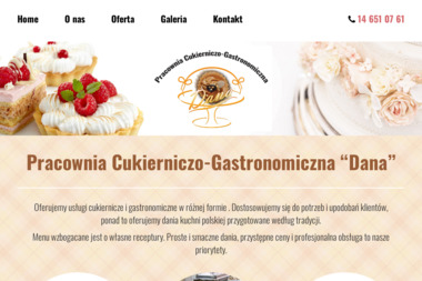 Pracownia Cukierniczo-Gastronomiczna DANA - Catering Ciężkowice