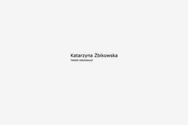 Katarzyna Żbikowska - Trener Personalny - Trener Personalny Ł&oacute;dź