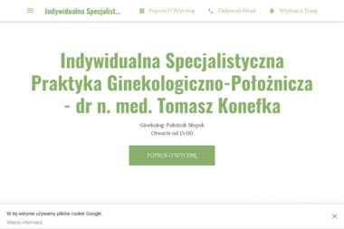 Praktyka Ginekologiczno-Położnicza dr n. med. Tomasz Konefka - Gabinet Ginekologiczny Słupsk