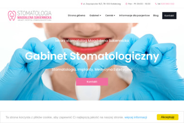 Prywatna Praktyka Stomatologiczna - Magdalena Sukiennicka - Usługi Stomatologiczne Kołobrzeg