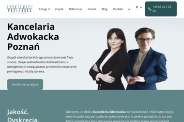Adwokat Poznań - Kancelaria Adwokacka Jaśkiewicz & Papierska - Prawnik Od Prawa Pracy Poznań