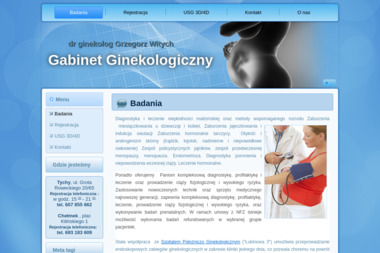 Ginekolog dr Grzegorz Witych - Gabinet Ginekologiczny Tychy