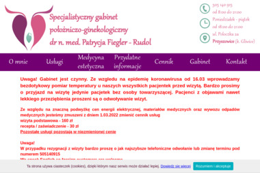 Specjalistyczny gabinet położniczo-ginekologiczny dr n. med. Patrycja Fiegler - - Gabinet Ginekologiczny Przyszowice