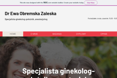Specjalista ginekolog-położnik Dr Ewa Obremska Zaleska - Ginekolog Toruń